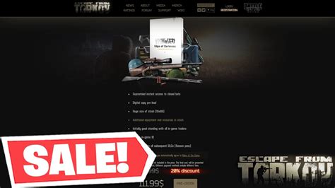 Spring discounts — Escape from Tarkov! .